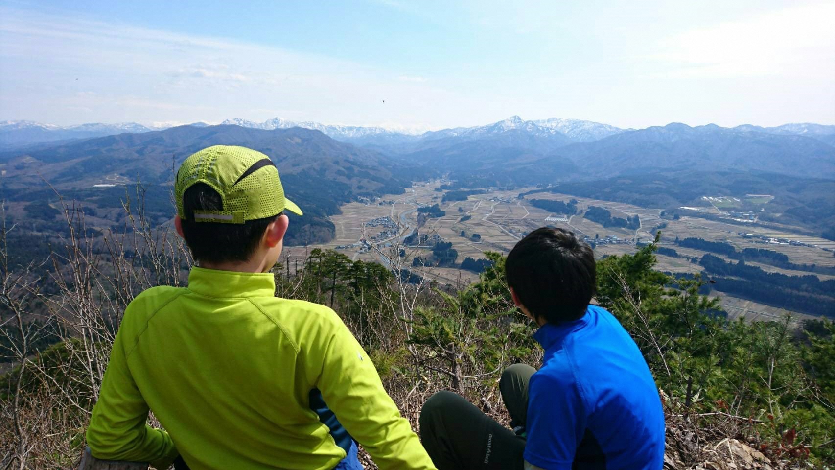 朴坂山　山頂からの眺め